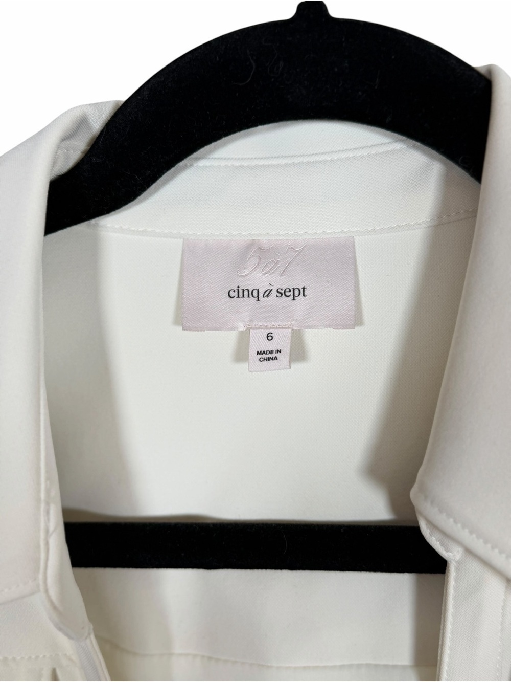cinq a sept Off-White Sleeveless Wrap Ruffle Mini Dress NWOT - Picture 7 of 7